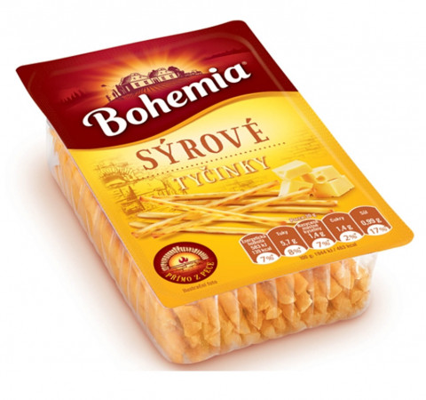 detail Bohemia 80g sýrové tyčinky (30)