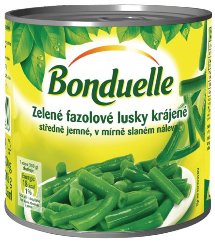 Bonduelle 425ml/400g zelené fazolové lusky