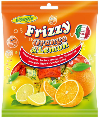 Woogie 250g Frizzy Orange lemon - bonbon