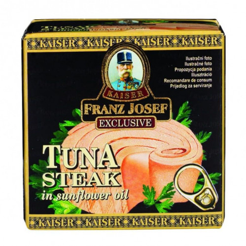 F.J.KAISER tuňák steak 80g RP v rostlinném oleji