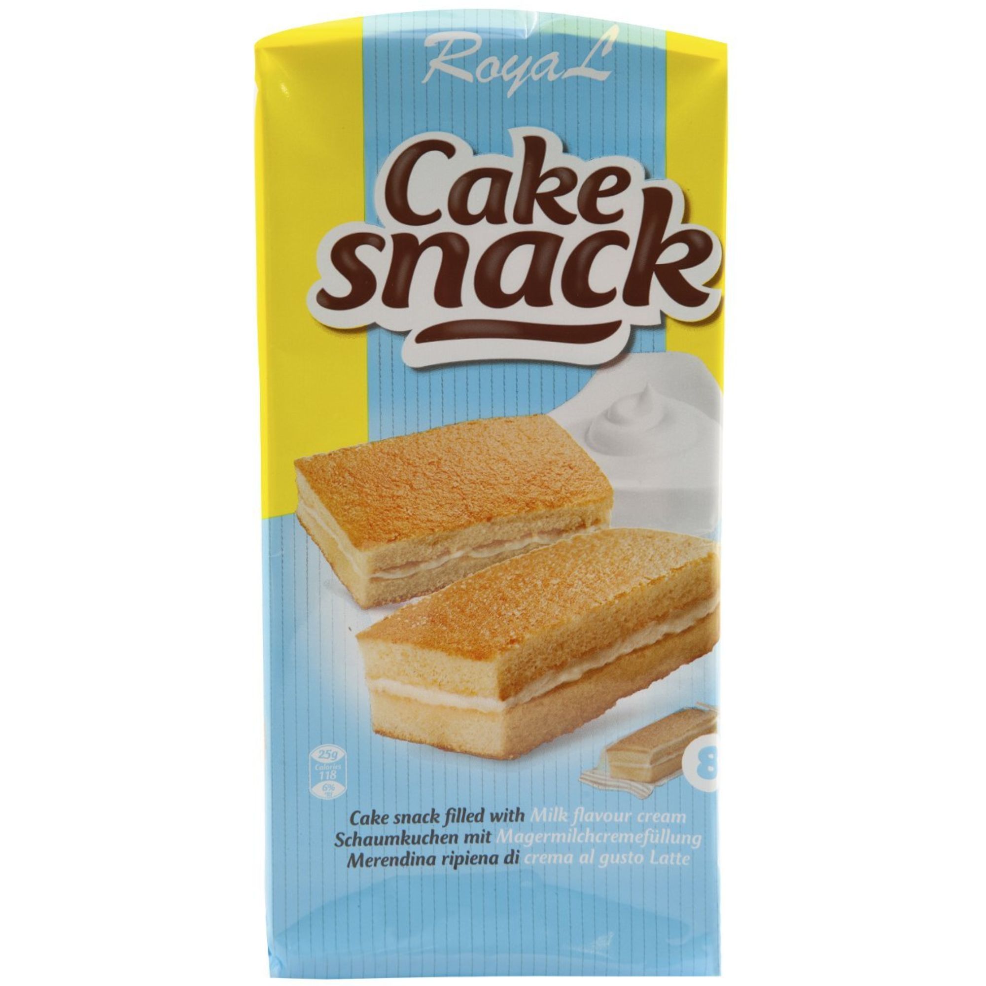 Royal Cake Snack 200g milk (12) Tham & Ha Plus