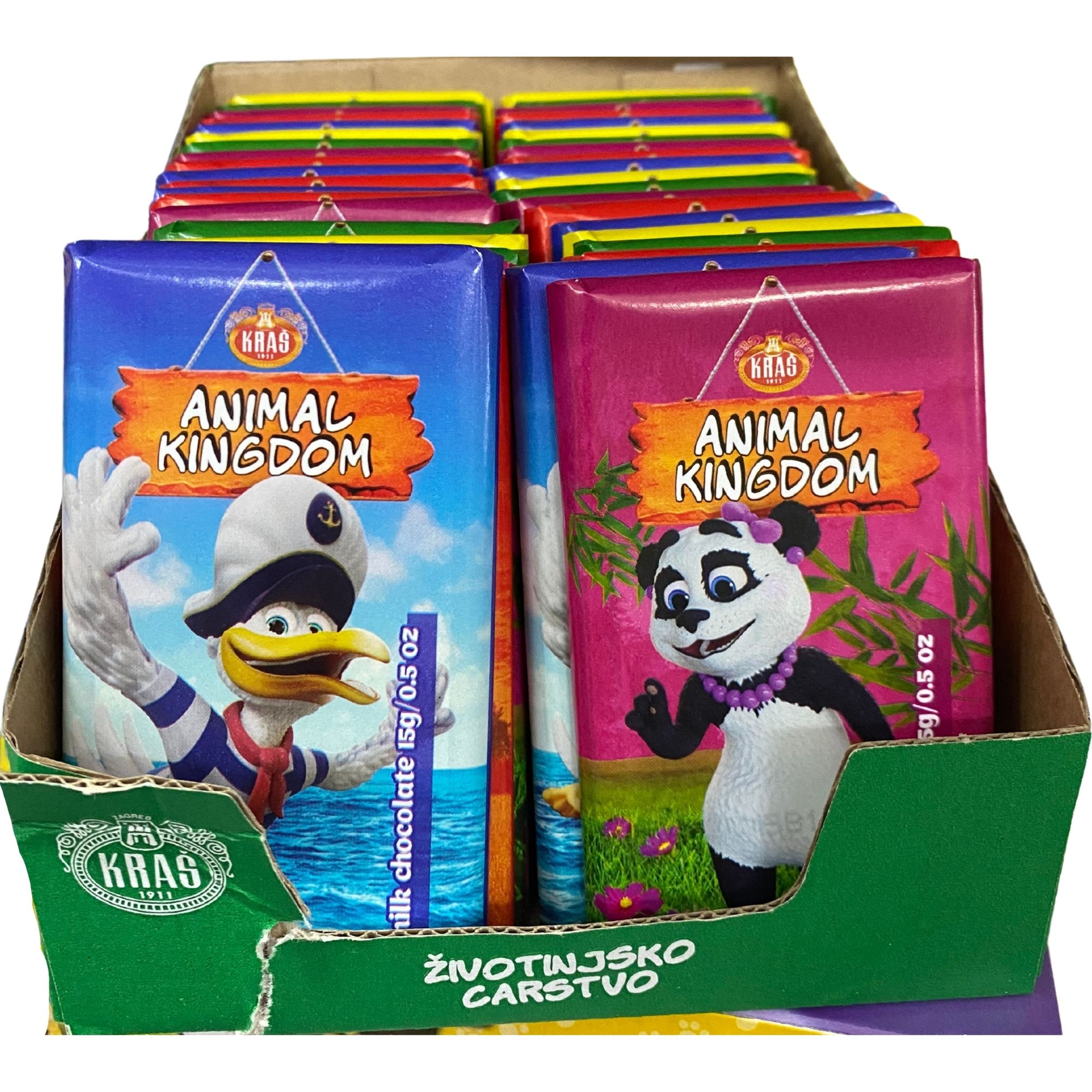 Animal Kingdom čokoláda mix 15g (40ks) Království zvířat Tham