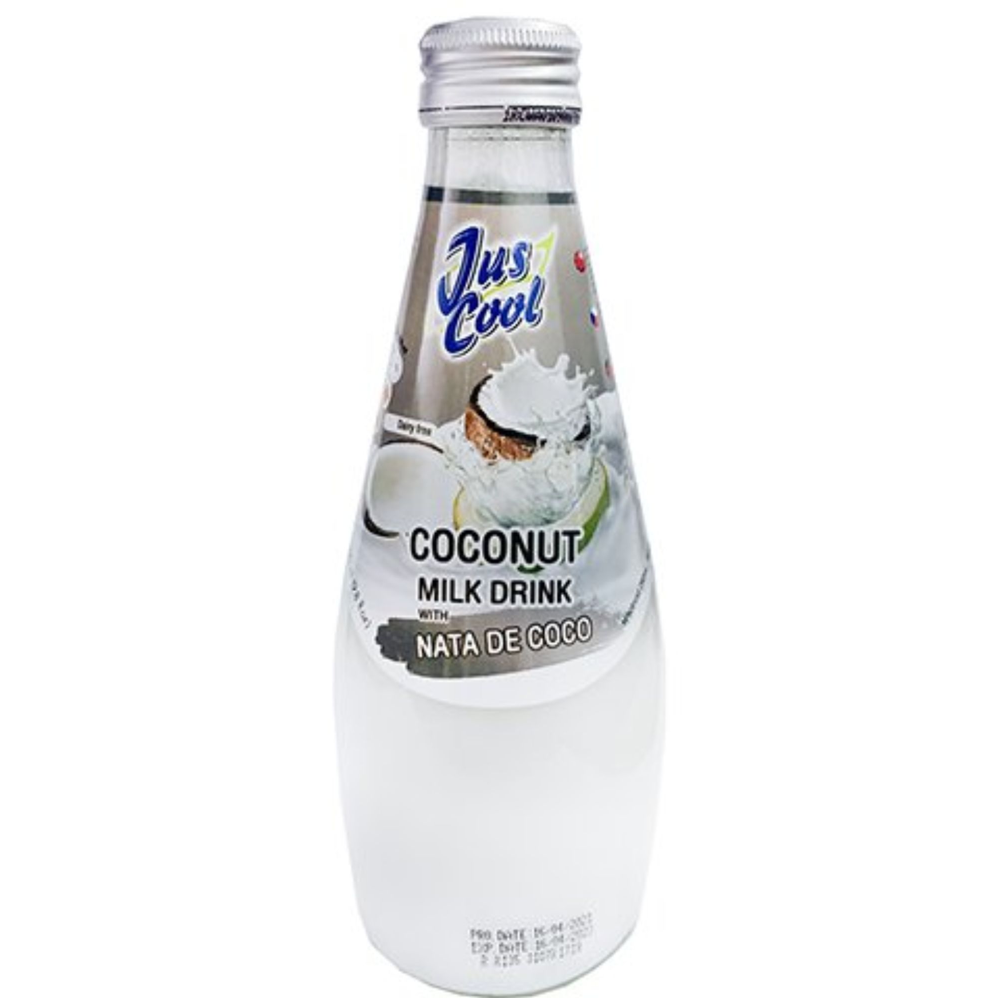 Jus Cool Coconut Milk Drink 290ml Coconut (24) Tham & Ha Plus