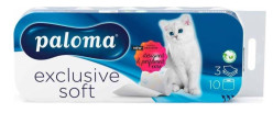 Paloma Toaletní papír Exclusive Soft 3vrstvý 10ks s květinovým tiskem (8)