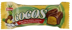 COCOS 48g čokoládové tyčinky ananas (24)