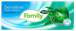 TENTO hygienické kapesníčky 10x10 Family eukalyptus 3 vrstvy