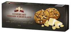 Cookiesland sušenky 130g mit weisser schokolade (18)