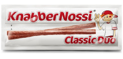Knabber Nossi DUO 12,5g klobásky