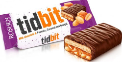 Roshen TIDBIT 50g tyčinka s nugátovou náplní