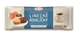 Klasa 210g Linecké rohlíčky meruňková náplň (26)