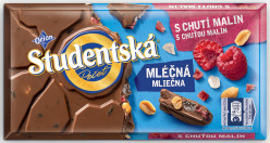 Studentská pečeť 180g Mléčná čokoláda s Malinovou příchuť (16)
