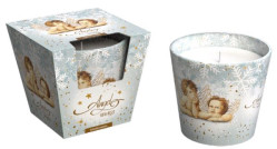 Santo svíčka 115g Angel Wings - hnědá barva (6)