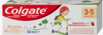 detail Colgate zubní pasta 50ml junior 3-5 Natural Fruit