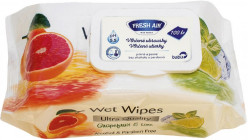 Fresh Air Dětské vlhčené ubrousky 100ks klip Grapefruit, Lime