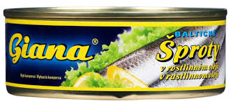 chi tiết Giana Baltické šproty 240g v oleji (24)
