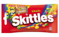 SKITTLES 38G Fruits (červená)