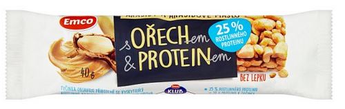 chi tiết EMCO Tyčinka ořechy 40g protein arašídy (20)