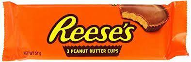 Reeses 3 peanut butter cups 51g