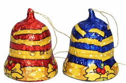 Paloma Vánoční ozdoba - Zvonečky 20g kakaová pochoutka (20)