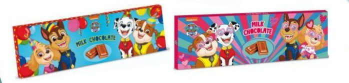 detail Milk chocolate bars 200g (lisence mix) čokoláda (12)