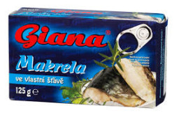 GIANA makrela 125g EO ve vlastní šťávě