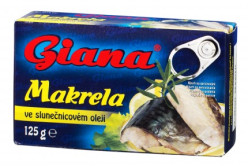 GIANA makrela 125g EO ve slunečnicovém / rostlinném oleji (24)