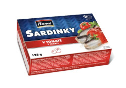 HAMÉ Sardinky 125g v tomatě