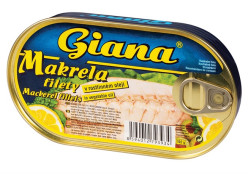 GIANA makrela filety 170g v rostlinném oleji (12)