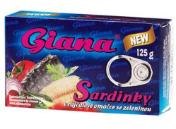 GIana sardinky 125g RP v rajčatové omáčce se zeleninou (hop giay)