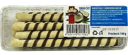 detail Cookies Land trubičky 140g kokos (36)
