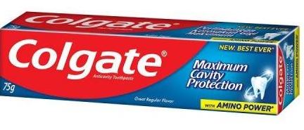 chi tiết Colgate zubní pasta 100ml Maximum Cavity protection regular flavour (12)