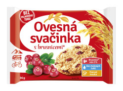 Ovesná svačinka 36g s brusnicemi (20)
