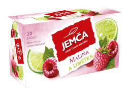 Jemča čaj ovocný Malina a limetka 40g (20)