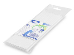 Gastro Slámky papírové 20cm/25ks bílé