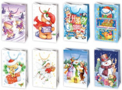 Vánoční dárková taška Torba T3 16x24x7cm 50445 (bal/10ks)