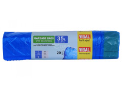 VIBAL Sáček zatahovací modrý 35L 160g 50x60 (K4353BL)