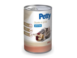 PETTY konzerva pro kočky 415g s rybou (10)