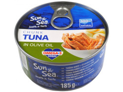 SUN SEA 185g Tuňák řezy olivový olej (24)