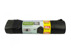 VIBAL Sáček zatahovací černý 50L (54x65cm) K4503BL