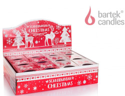 Bartek svíčka sklo 115g Scandinavian christmas (12)