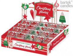 Bartek Svíčka 80g Christmas Stories figure Mix