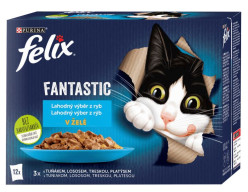 Felix fantastic MP 12x85g tuňák, losos, treska, platýs