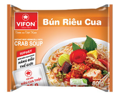 Vifon 80g instantní nudle krabí (BUN RIEU CUA) (30)