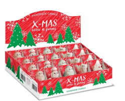 Bartek Svíčka 55g X-mas figure 75 BOX Mix