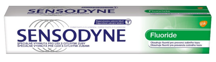 detail Sensodyne zubní pasta 75ml Fluoride