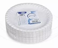 Gastro BIO Talíř papírový mělký - 18cm/100ks
