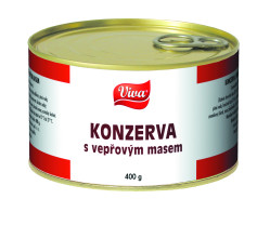VIVA Konzerva s vepřovým masem 400g (8)
