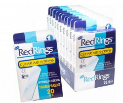 RedRings Náplast Clear - bílá 20ks