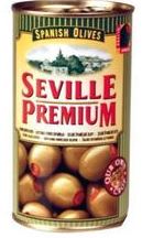 Seville Premium 350g Olivy zelené plněné paprikovou pastou