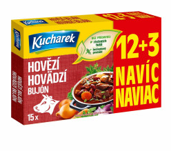 KUCHAREK hovězí bujón 150g kucharek 12+3